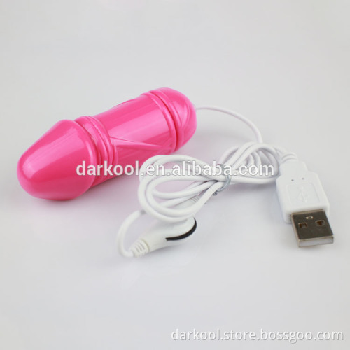 DE025/ Female USB Rechargeable Sex Toys Mini Vibrating Dildo Egg Bullets Vibrator